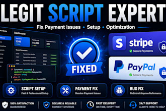 build legit script, peptide fda compliant peptide website and fix payment issues