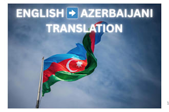 manually translate english and russian to azerbaijani