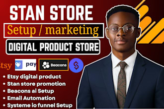 setup stan store etsy digital product stanstore automation stan store marketing