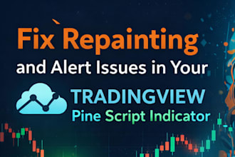 fix repainting and alert issues in your tradingview pine script indicator