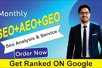 do complete monthly SEO for fast results