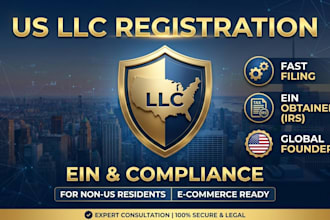 do US llc registration, ein setup, and irs tax compliance