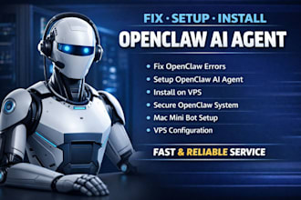 fix setup install open claw secure open claw openclaw ai agent mac mini bot vps