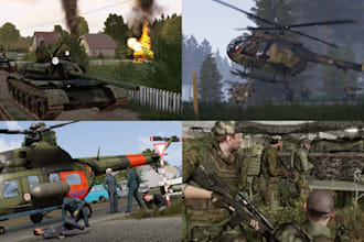 port 3d model assets to dayz, weapons, clothes, cars, zombies gears and skins