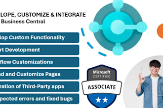 do business central report layout designing and modification and customization