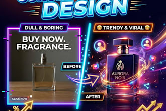 design professional product advertising banner