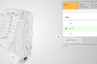 customize and configure baseball softball glove on zakeke kickflip shopify