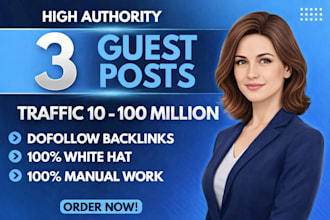 build high authority guest posts with real traffic sites