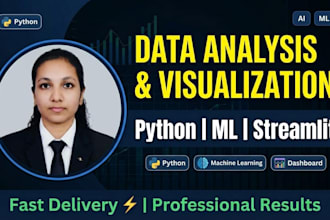 do data analysis and visualization using python