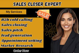 sales closer sales representative high ticket sales lead generation