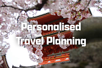 create a personalised list of places to visit on your trip to japan