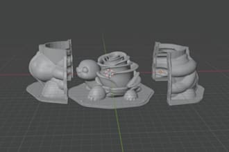 modify cnc injection mold flow, design silicone 3d cad or stl files for printing