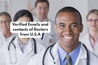 find verified emails and contacts of doctors from US