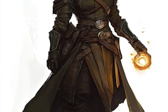 aw your fantasy  character illustration