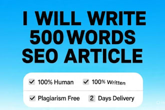 write a 500 words SEO artical or blog post
