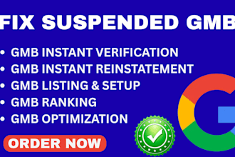 fix gmb suspension reinstate google my business profile appeal gmb restore gmb