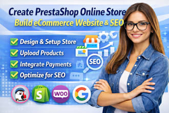 create your prestashop online store