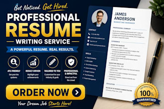write professional ats resume and cover letter