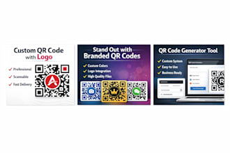 build a professional qr code generator with a logo