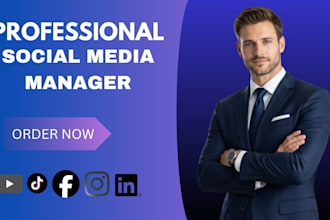 be your social media marketing manager and content creator