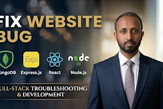 fix bugs and error in react nodejs and mern stack bugs in 24 hours