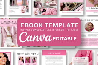 create self help ebook, mental health workbook, etsy digital products design