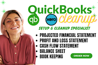 cleanup setup fix quickbooks online reconciliation setup quickbooks specialist