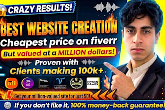 create the cheapest website on fiverr