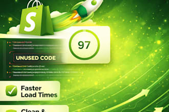 remove unused code and optimize shopify store speed