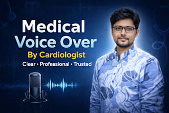 medical voiceover as a cardiologist for healthcare
