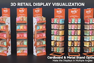 do 3d retail display visualization