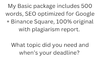 write SEO crypto article bitcoin logo