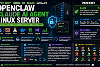 setup install fix openclaw claude ai ai agent linux server ai bot cyber threats