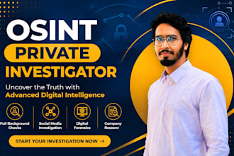 background check as private investigator osint online detective social media