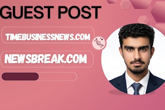 write and publish article on timebusinessnews,com and newsbreak,com