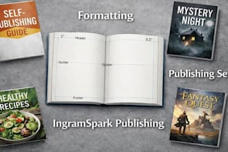 upload, format, and publish your book professionally on ingramspark