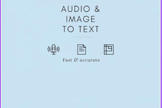 transcribe audio and convert images to text fash and accurately