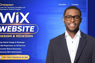 build wix website, redesign wix business website, wix online store