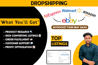 be your ebay account manager, top ebay listings