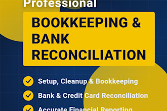 do quickbooks bookkeeping, cleanup, reconciliation