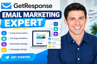 design getresponse email automation list segmentation newsletter campaign design