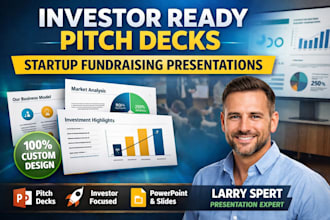 create investor ready pitch deck, startup fundraising presentation