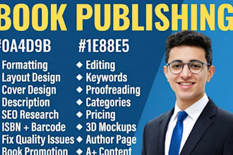 format publish and optimize your book for amazon KDP