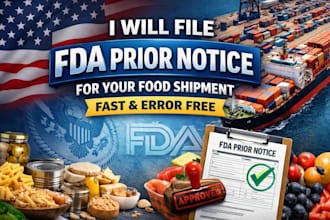 file fda prior notice for your food shipment fast and error free
