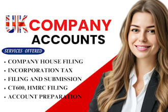 do accounting and bookkeeping for UK company
