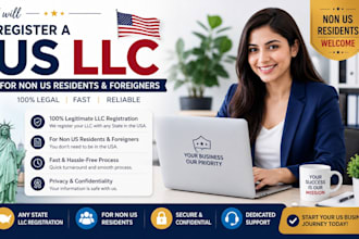 register a US llc for non US residents and foreigners