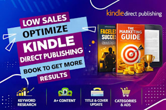 fix low sales, optimize your kindle direct publishing book to get more results