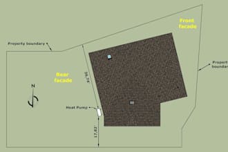 prepare heat pump planning and permit drawings