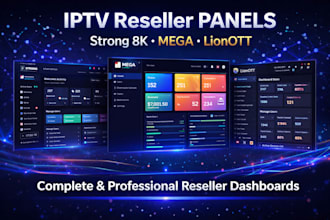 configure reseller panel, strong 8k, trex, sltv, lion ott, mega, reseller panel