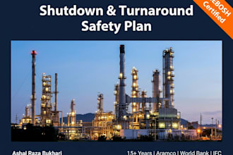 design a shutdown or turnaround safety management plan